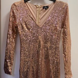 Lulus Rose Gold Gown